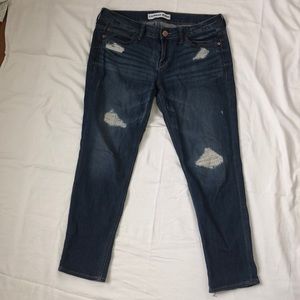 Express Boyfriend Distressed Denim
